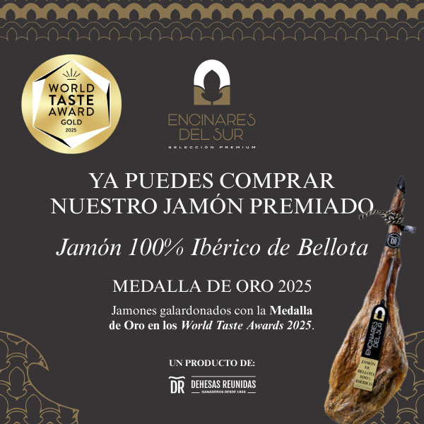 Medalla de Oro 2025 en los World Taste Awards 2025